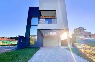 Casa em condomínio, 3 quartos à venda, 136 m² por r$ 891.000 - santa cândida - curitiba/pr