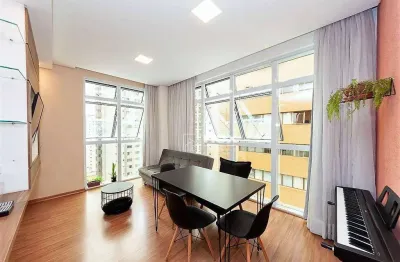 Apartamento mobiliado, 2 quartos à venda - batel - curitiba/pr