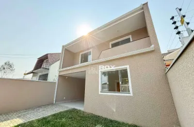 Sobrado com 3 quartos à venda, 131 m² por r$ 598.000 - abranches - curitiba/pr