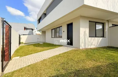 Sobrado com quintal, 3 suítes à venda - santa felicidade - curitiba/pr