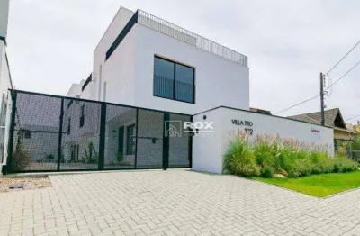 Sobrado novo  com 3 quartos à venda - santa felicidade - curitiba/pr