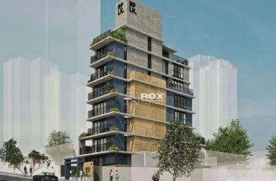 Apartamento stúdio à venda, a partir de 17 m² por r$ 309.000 - água verde, curitiba/pr