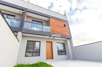 Sobrado com 3 quartos sendo 1 suíte à venda, 101 m² por r$ 629.000 - xaxim - curitiba/pr