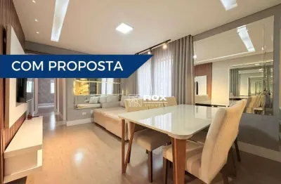 Apartamento mobiliado, face norte, 2 quartos, à venda - água verde - curitiba/pr