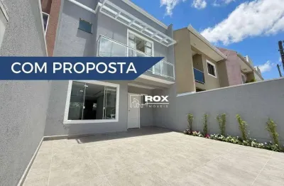 Sobrado em condomínio com 3 quartos à venda - fazendinha - curitiba/pr