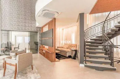 Casa a venda, 4 suítes, condomínio fechado, em santa felicidade - curitiba/pr