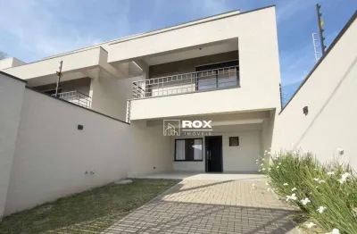 Sobrado mobiliado, 3 suítes à venda - santa felicidade - curitiba/pr