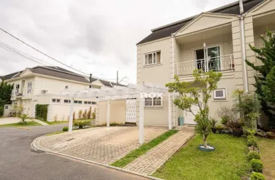 Casa em condomínio fechado com 4 quartos à venda, 231 m² - santa felicidade, curitiba/pr