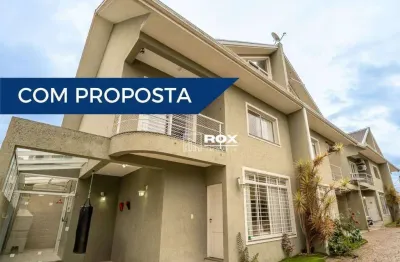 Sobrado mobiliado, face norte, 3 quartos, a venda - santa felicidade - curitiba/pr