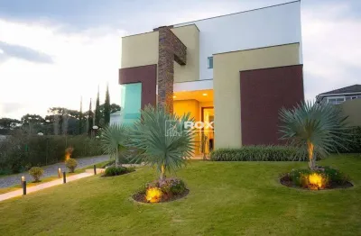 Casa de alto padrão com 4 suítes à venda, 421 m² por r$ 7.900.000 - alphaville graciosa, pinhais/pr