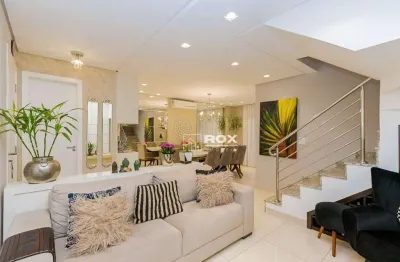 Sobrado de alto padrão com 4 quartos 2 suítes à venda, 200 m² - jardim das américas, curitiba/pr