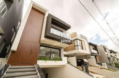 Casa em condomínio fechado com 3 suítes à venda, 214 m² por r$ 1.550.000 - santa cândida - curitiba/pr