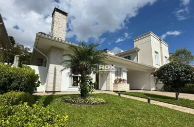 Casa térrea com 164 m² em condomínio fechado, 3 quartos e quintal à venda - santa felicidade, curitiba/pr