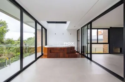 Casa de alto padrão com 3 quartos suítes à venda, 312 m² por R$ 3.400.000 - Santa Felicidade, Curitiba/PR