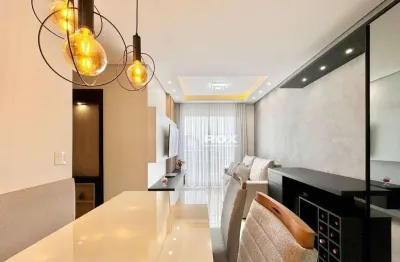Apartamento mobiliado 2 quartos à venda - portão - curitiba/pr