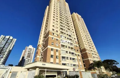 Apartamento mobiliado face norte, 2 quartos à venda - curitiba/pr