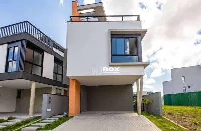 Casa em condomínio clube, 3 suítes à venda - santa cândida - curitiba/pr