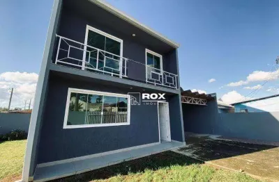 Sobrado com 2 quartos à venda, 75 m² por r$ 390.000 - eucaliptos - fazenda rio grande/pr