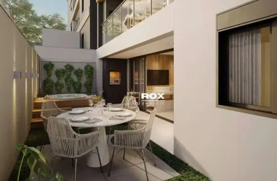 Apartamento garden na planta com 2 quartos 1 suíte à venda, 157 m² por r$ 1.100.000 - portão, curitiba/pr