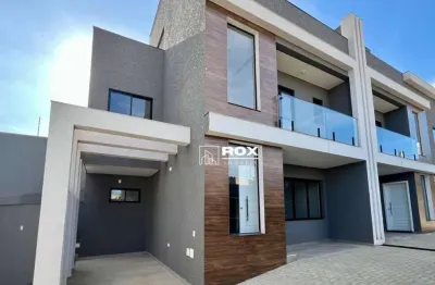 Sobrado triplex com 3 quartos 1 suite à venda, 106 m² por r$ 680.000 - tingui, curitiba/pr