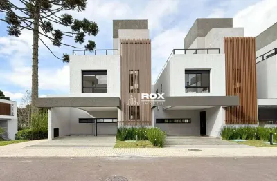 Casa semi-mobiliada com 3 quartos para alugar, 194 m² por r$ 10.000/mês - santa felicidade - curitiba/pr