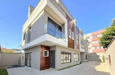 Sobrado de alto padrão com 3 quartos à venda, 159 m² por r$ 899.000 - água verde, curitiba/pr