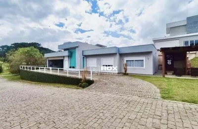 Casa térrea em condomínio fechado à venda, 195 m² por r$ 1.690.000 - araucária - araucária/pr