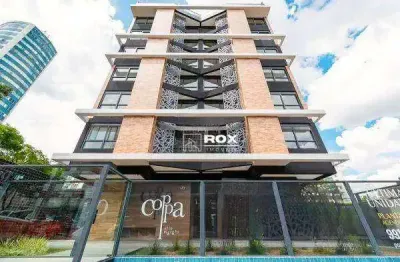 Apartamento de alto padrão novo com 3 suítes para alugar, 121 m² por r$ 10.500/mês - mercês, curitiba/pr