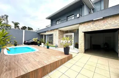 Casa com 7 quartos para alugar, 540 m² por r$ 14.900/mês - cristo rei, curitiba/pr