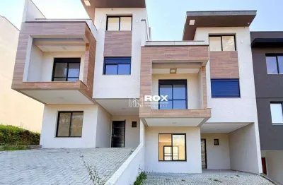 Sobrado 3 quartos com quintal em condomínio fechado,  à venda, 156 m² por r$ 900.000 - santa cândida - curitiba/pr