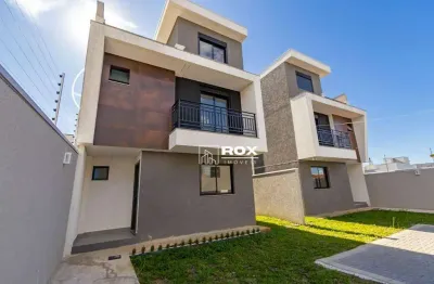 Sobrado triplex com 4 quartos à venda, 122 m² por r$ 790.000 - uberaba, curitiba/pr