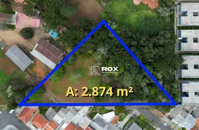 Terreno à venda com 2.874 m² por r$ 2.240.000 - araucária/pr