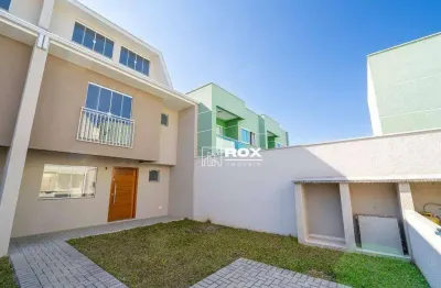 Sobrado triplex com 3 quartos à venda, 137 m² por r$ 775.000 - santa felicidade, curitiba/pr