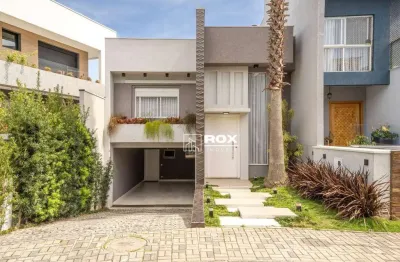 Casa de alto padrão com 3 quartos, piscina aquecida, condomínio fechado à venda, 254 m² por r$ 1.980.000 - boa vista, curitiba/pr