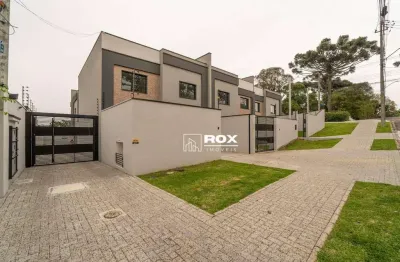 Sobrado em condomínio fechado com 3 quartos 1 suíte à venda, 114 m² por r$ 680.000 - boa vista - curitiba/pr