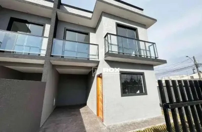 Sobrado de esquina com 3 quartos à venda, 81 m² por r$ 490.000 - umbará, curitiba/pr