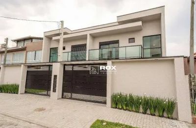Sobrado novo com 3 suítes à venda, 160 m² por r$ 979.000 - capão da imbuia, curitiba/pr