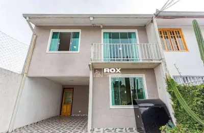 Sobrado com 3 quartos à venda, 110 m² por r$ 750.000 - xaxim, curitiba/pr