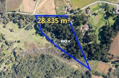 Terreno à venda, 28835 m² por r$ 2.883.543 - arujá, são josé dos pinhais/pr