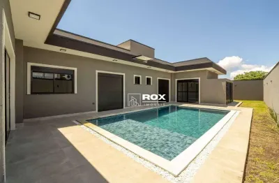 Casa térrea de alto padrão com 3 suítes à venda, 218 m² - centro, piraquara/pr