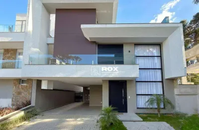 Casa mobiliada, 3 suítes em condomínio próximo ao parque barigui - curitiba/pr