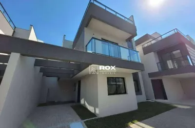 Sobrado triplex com 3 quartos à venda, 135 m² - santa felicidade, curitiba/pr