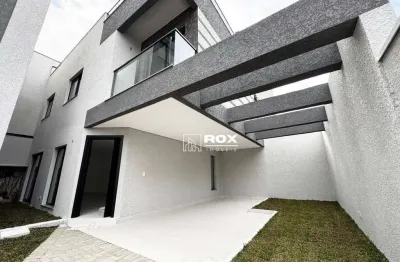 Sobrado triplex com 3 suítes à venda, 151 m² - santa felicidade, curitiba/pr