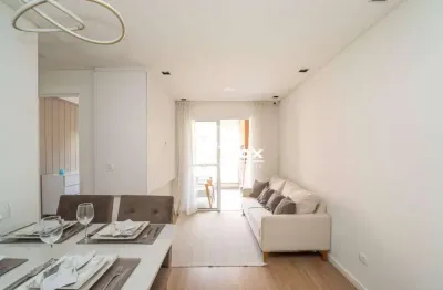 Apartamento mobiliado, porteira fechada com 2 quartos à venda, 61 m² - boa vista, curitiba/pr