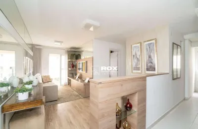 Apartamento mobiliado com 3 quartos à venda, 70 m² por r$ 650.000 - capão raso, curitiba/pr