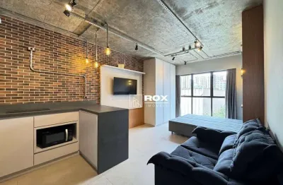 Studio com 1 quarto para alugar, 30 m² por r$ 3.000/mês - água verde, curitiba/pr