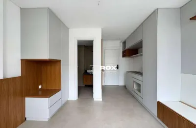 Studio semi-mobiliado com 1 quarto à venda, 20 m² por r$ 335.000 - água verde, curitiba/pr