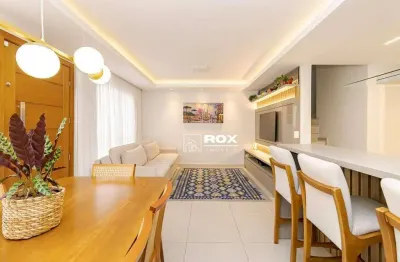 Sobrado em condomínio fechado com 3 quartos à venda, 116 m² - santa felicidade, curitiba/pr