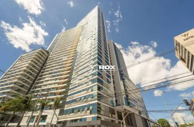 Apartamento studio, 1 quarto à venda, 34 m² por r$ 422.000 - centro, curitiba/pr