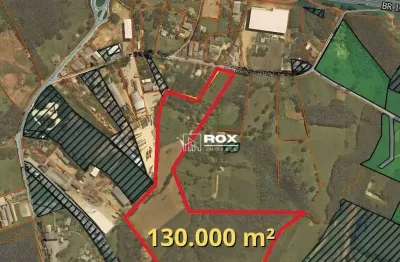 Terreno à venda, 130.000 m² por r$ 26.000.000 - zacarias, são josé dos pinhais/pr